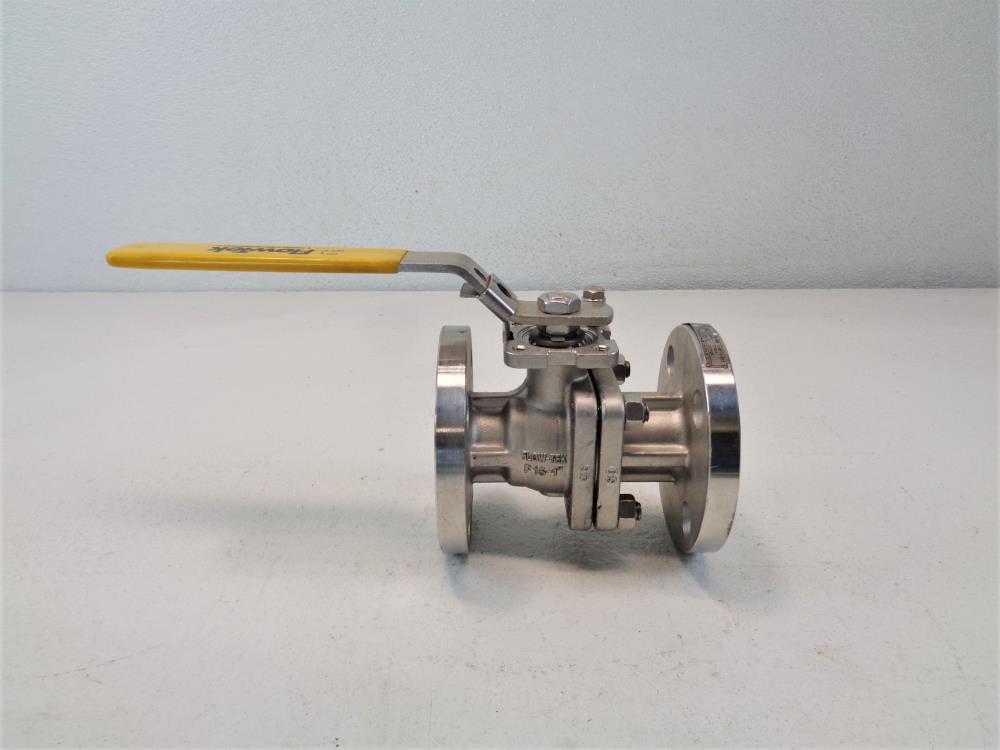 Flow-Tek 1" 150# CF8M 2-Piece Flanged Ball Valve F15-1